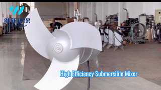 Efficient Submersible Mixer for Wastewater Treatment